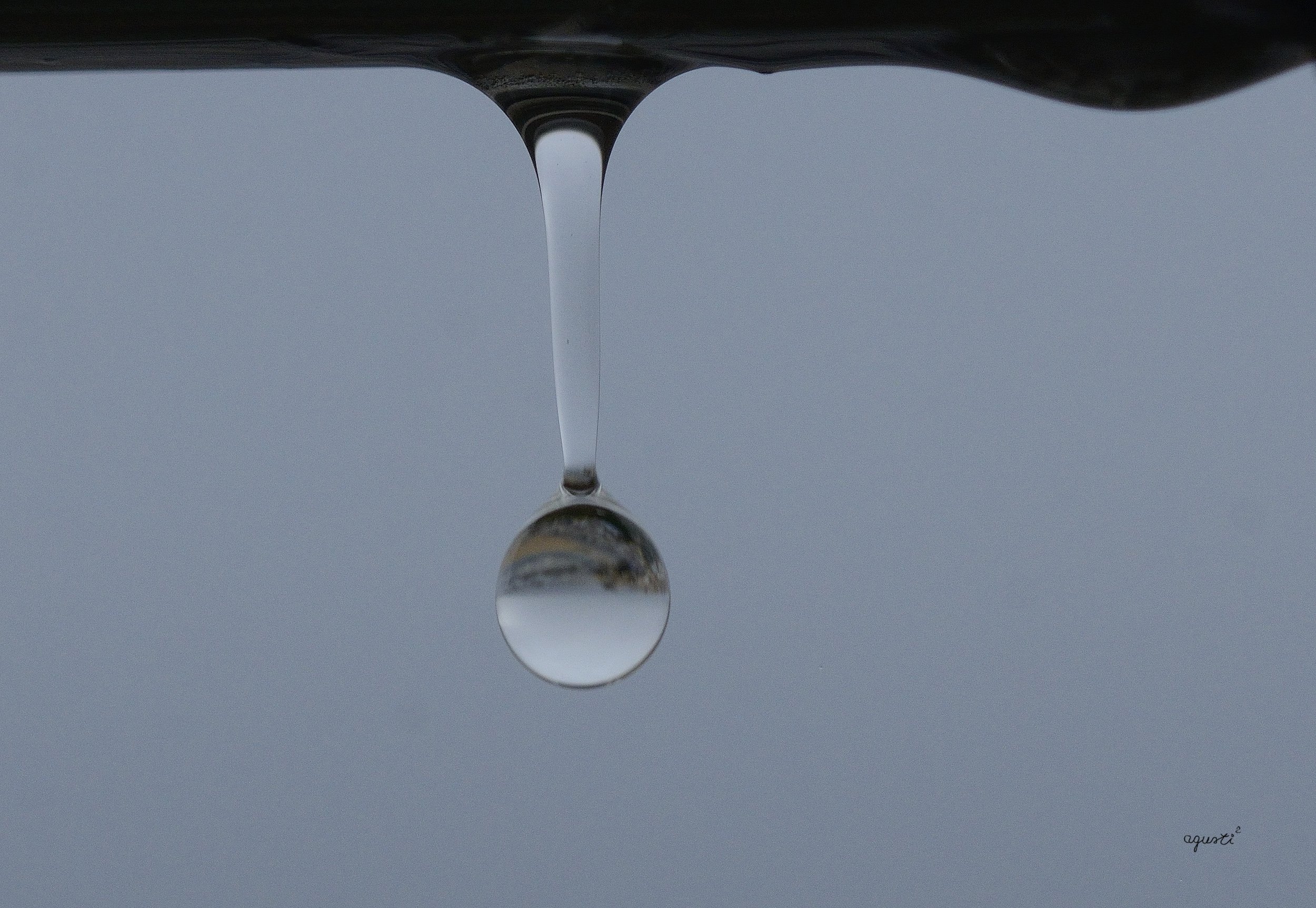 gota d’aigua de pluja-Palamós