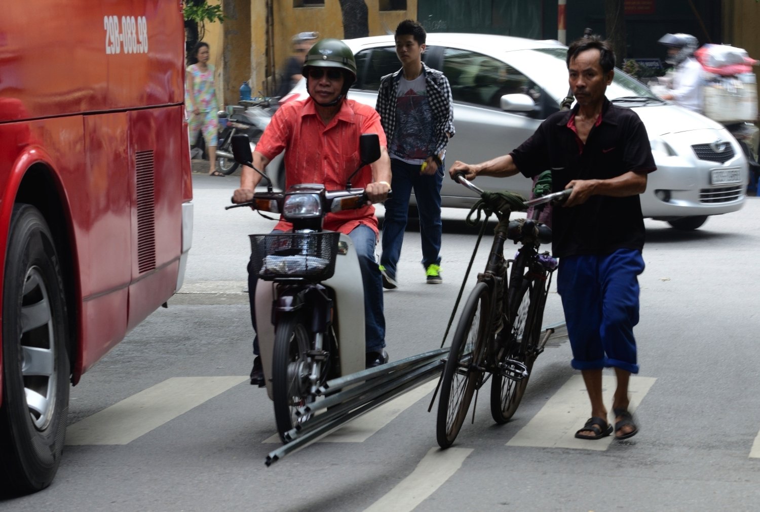 la bicicleta com transport - Hanoi