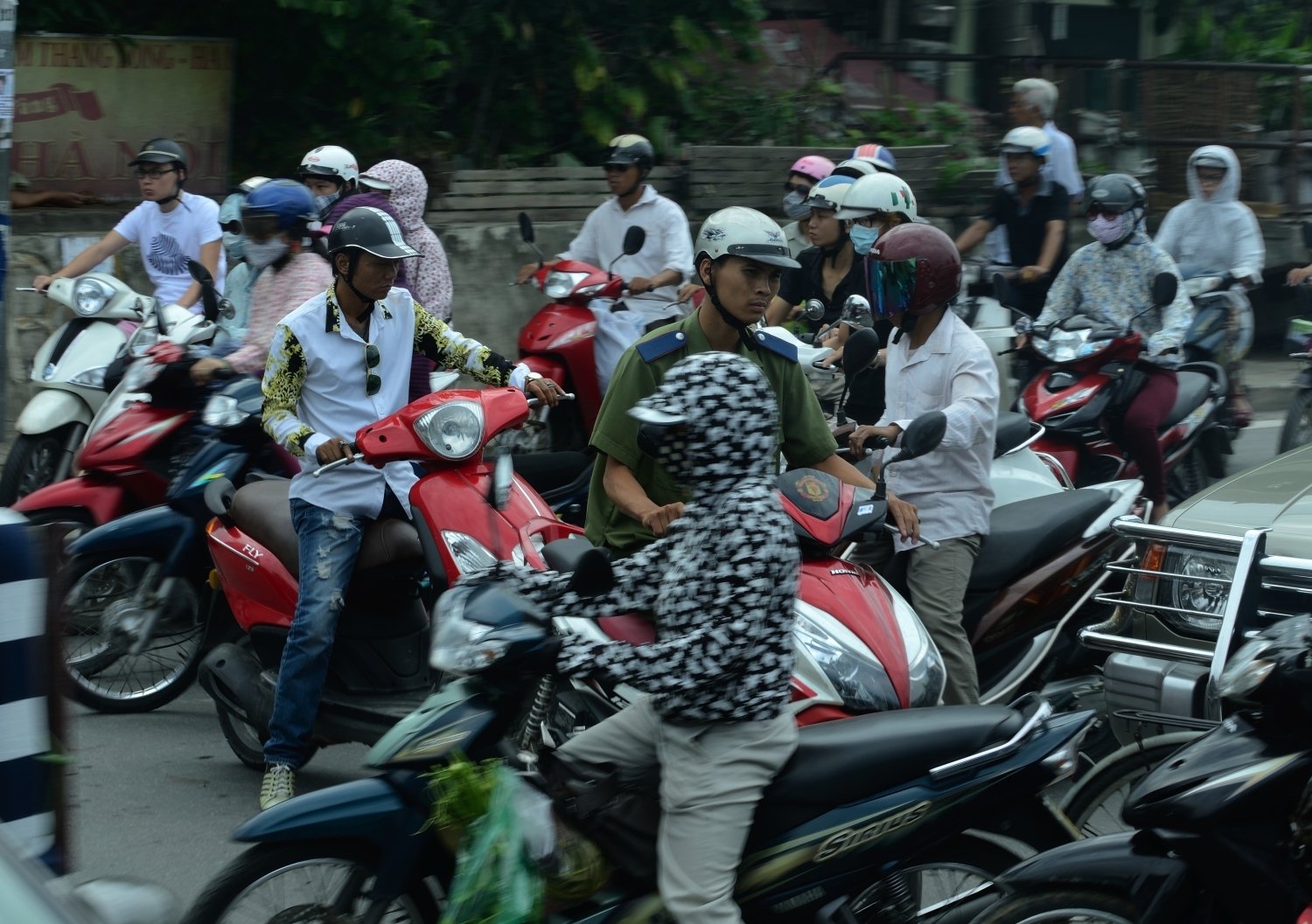 trafic caotic -Hanoi