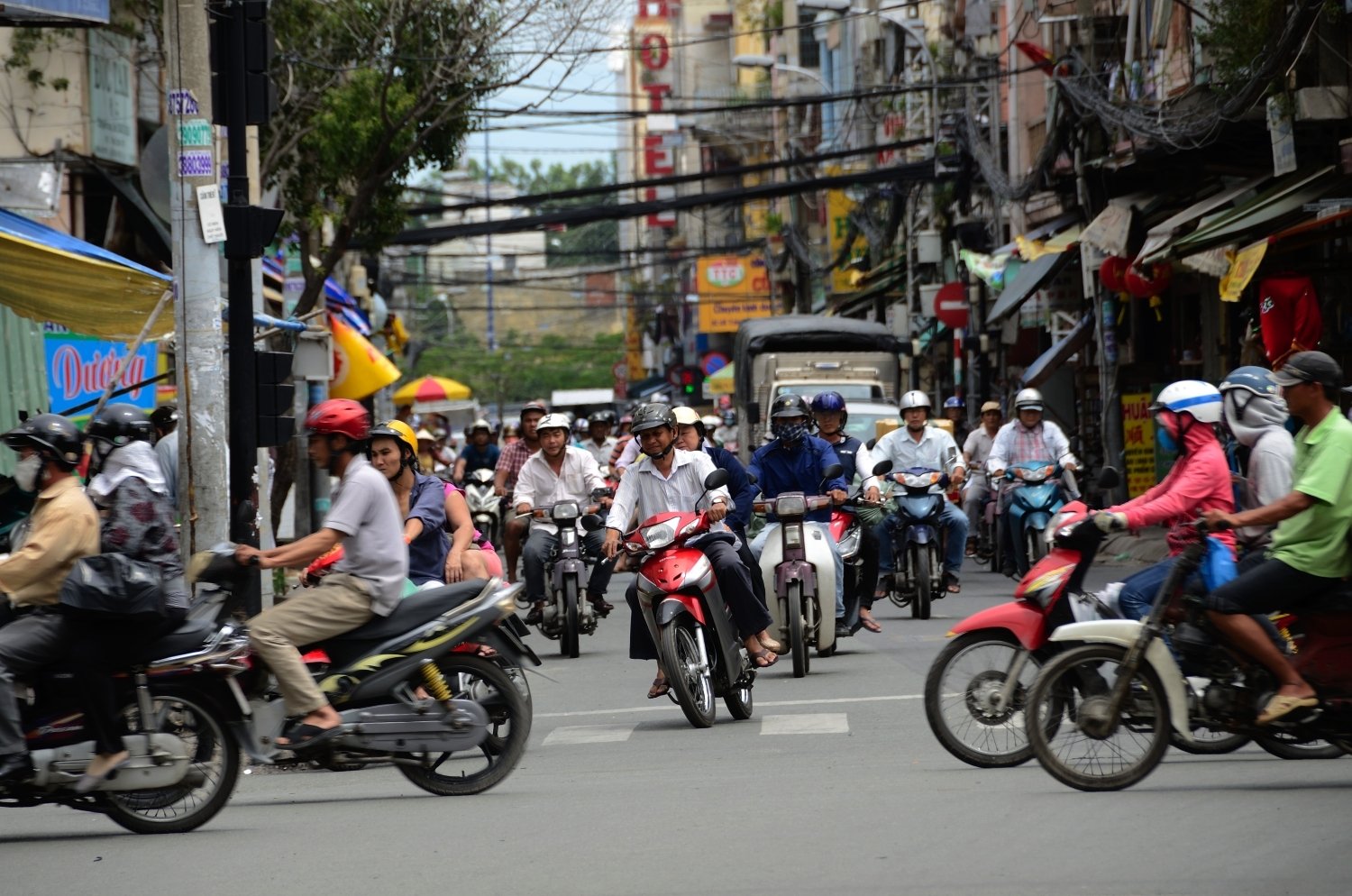 trafic caotic - Hanoi